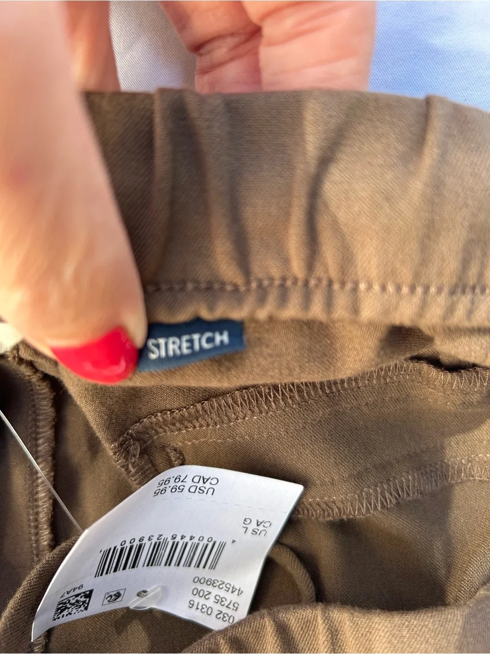 American Eagle Outfitters Brown Pull-On Pants size large NWT - Picture 5 of 12